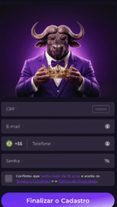 Cadastro na betbuffalos