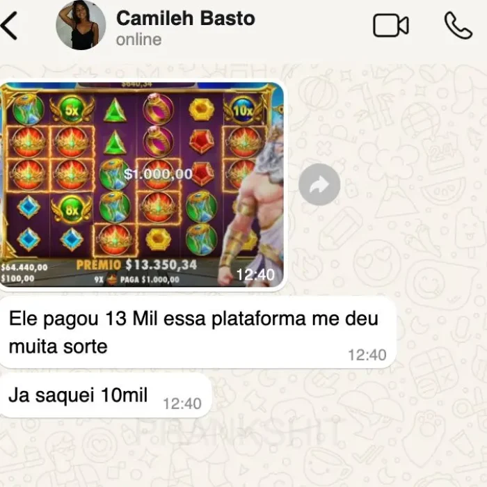 Avaliação Jogador que Ganhou no Jogo Veio do Raio