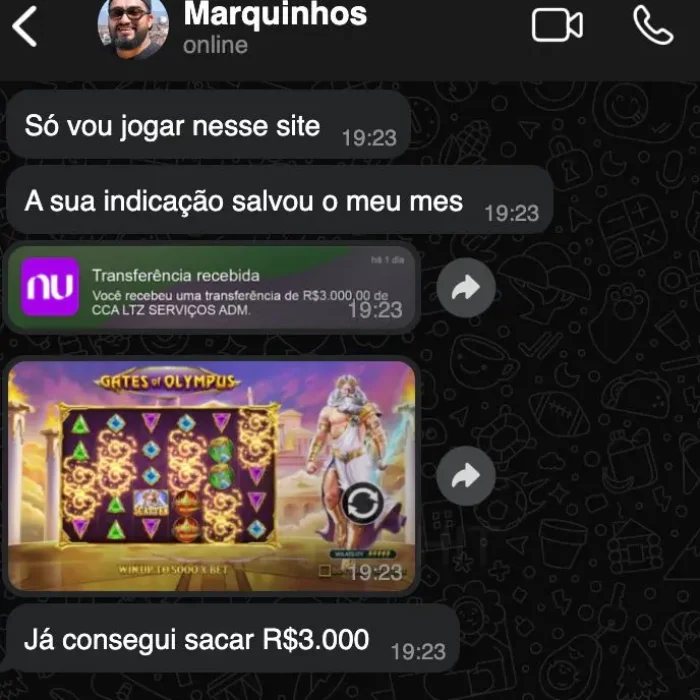 Avaliação Jogador que Ganhou no Jogo Veio do Raio